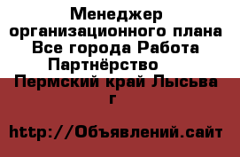 Менеджер организационного плана - Все города Работа » Партнёрство   . Пермский край,Лысьва г.